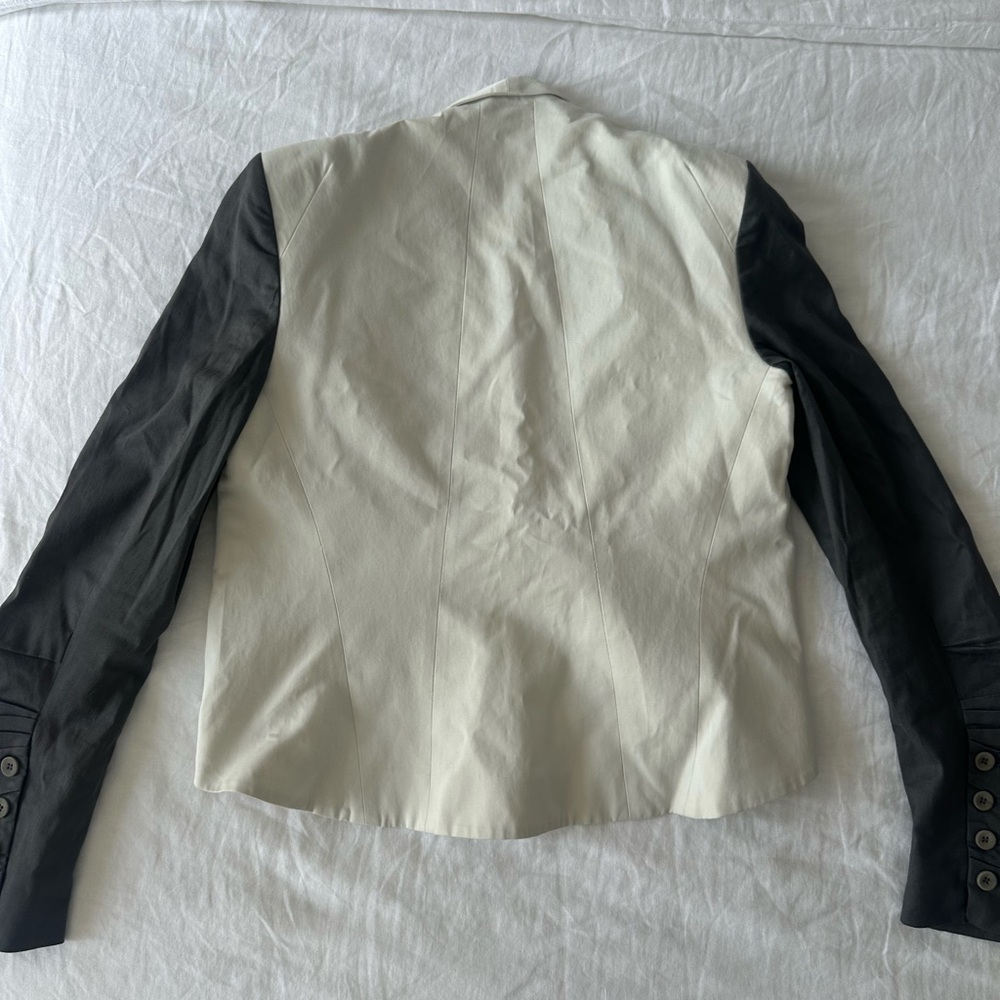Helmut Lang white and gray jacket/blazer